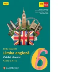 Coperta cărții Limba moderna 1. Limba engleza. Caietul elevului. Clasa a VI-a