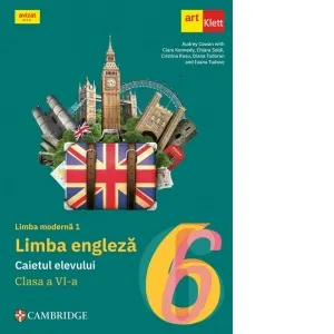 Coperta cărții Limba moderna 1. Limba engleza. Caietul elevului. Clasa a VI-a