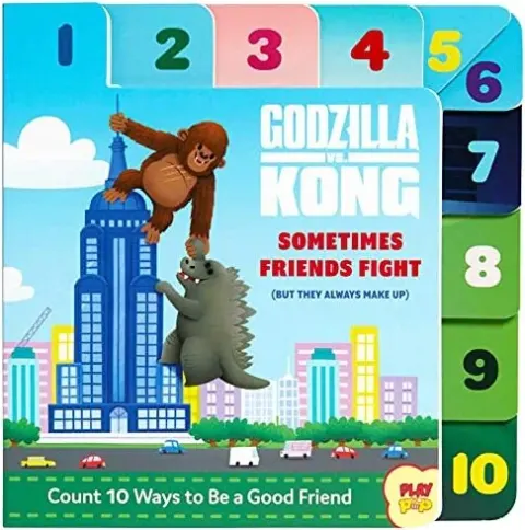 Coperta cărții Godzilla vs. Kong: Sometimes Friends Fight : (but They Always Make up After)