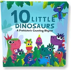 Coperta cărții 10 Little Dinosaurs