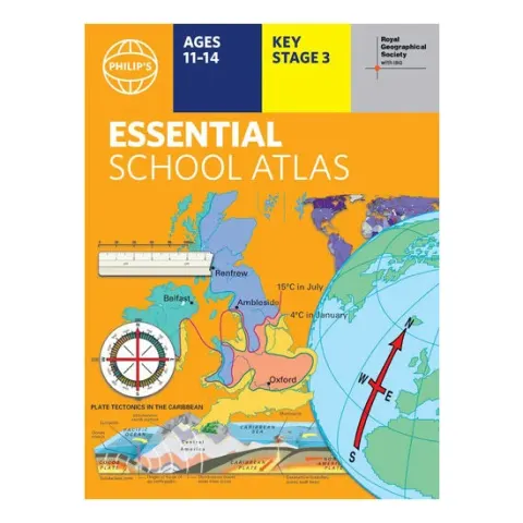 Coperta cărții Philip's RGS Essential School Atlas Paperback Edition