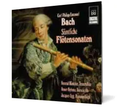 Coperta cărții Bach, C P E: Flute Sonatas, Wq 23-134 (complete)