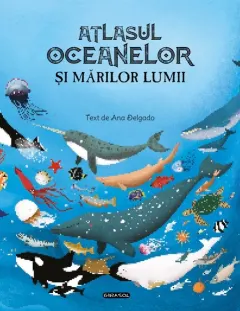 Coperta cărții Atlasul oceanelor si marilor lumii