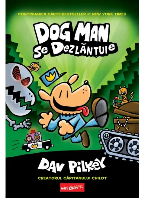 Coperta cărții Dog Man 2. Dog Man se dezlănțuie