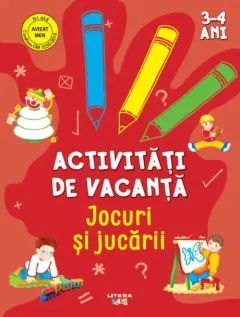 Coperta cărții Activitati de vacanta. Jocuri si jucarii