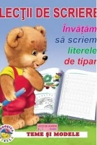 Coperta cărții Lectii de scriere. Invatam sa scriem litere de tipar