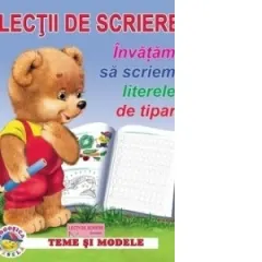 Coperta cărții Lectii de scriere. Invatam sa scriem litere de tipar