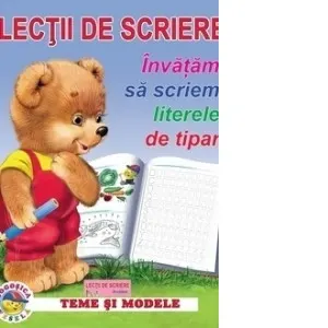 Coperta cărții Lectii de scriere. Invatam sa scriem litere de tipar
