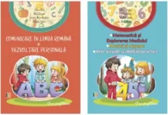 Coperta cărții Set 2 carti Clasa pregatitoare: 1. Comunicare in limba romana. Dezvoltare personala; 2. Matematica. Muzica si miscare. Arte vizuale (editie 2025)