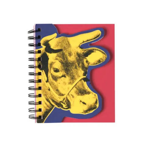 Coperta cărții Andy Warhol Cow Layered Journal