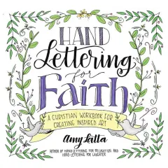 Coperta cărții Hand lettering for faith: a Christian workbook for creating inspired art
