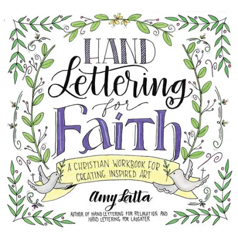 Coperta cărții Hand lettering for faith: a Christian workbook for creating inspired art