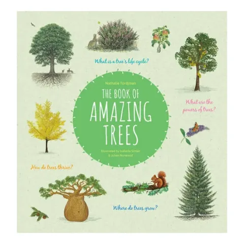 Coperta cărții The book of amazing trees
