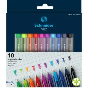 Coperta cărții Pix Schneider Vizz M Gelco Technology 10 culori/set