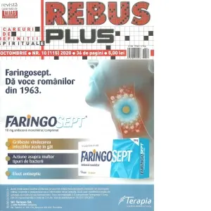 Coperta cărții Rebus Plus. Nr. 10/2020
