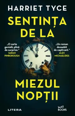 Coperta cărții Sentinta de la miezul noptii
