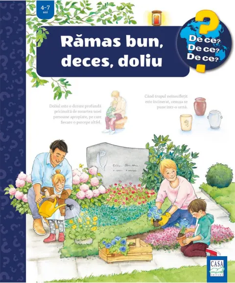 Coperta cărții Rămas bun, deces, doliu