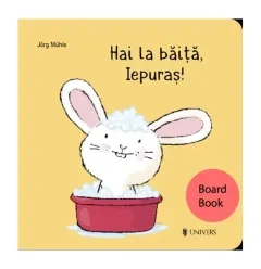 Coperta cărții Hai la băiță, Iepuraș!