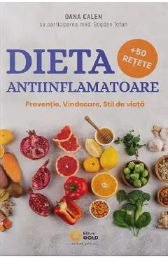 Coperta cărții Dieta antiinflamatoare