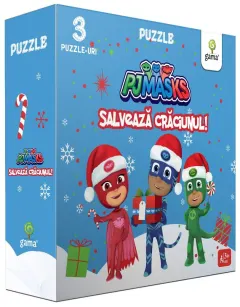 Coperta cărții PJ MASKS salveaza Craciunul! |
