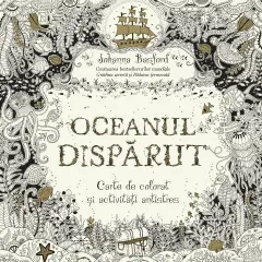 Coperta cărții Oceanul dispărut. Carte de colorat și activități antistres