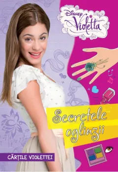 Coperta cărții Disney. Violetta. Cărțile Violettei. Secretele oglinzii