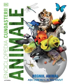 Coperta cărții Enciclopedia cunoasterii. Animale