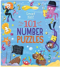 Coperta cărții Smart Kids! 101 Number Puzzles