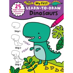Coperta cărții My First Learn-To-Draw Dinosaurs