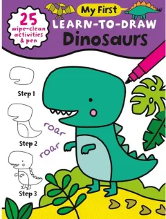 Coperta cărții My First Learn-To-Draw Dinosaurs