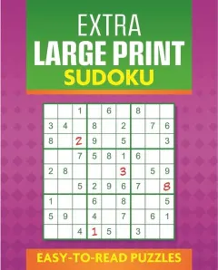 Coperta cărții Extra Large Print Sudoku: Easy to Read Puzzles