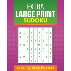 Coperta cărții Extra Large Print Sudoku: Easy to Read Puzzles