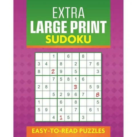 Coperta cărții Extra Large Print Sudoku: Easy to Read Puzzles