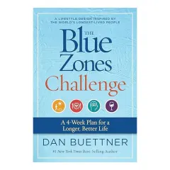 Coperta cărții Blue Zones Challenge, Dan Buettner