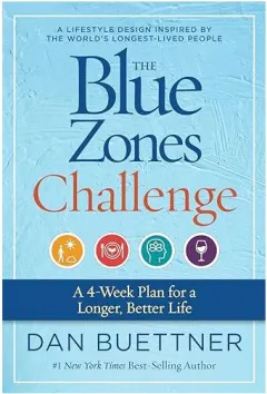 Coperta cărții Blue Zones Challenge, Dan Buettner