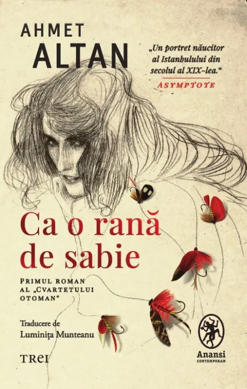 Coperta cărții Ca o rană de sabie (seria Cvartetul Otoman, vol. 1) - Ahmet Altan