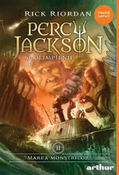 Coperta cărții Marea monstrilor (Percy Jackson si Olimpienii, vol. 2)