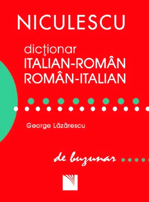 Coperta cărții Dictionar italian-roman, roman-italian