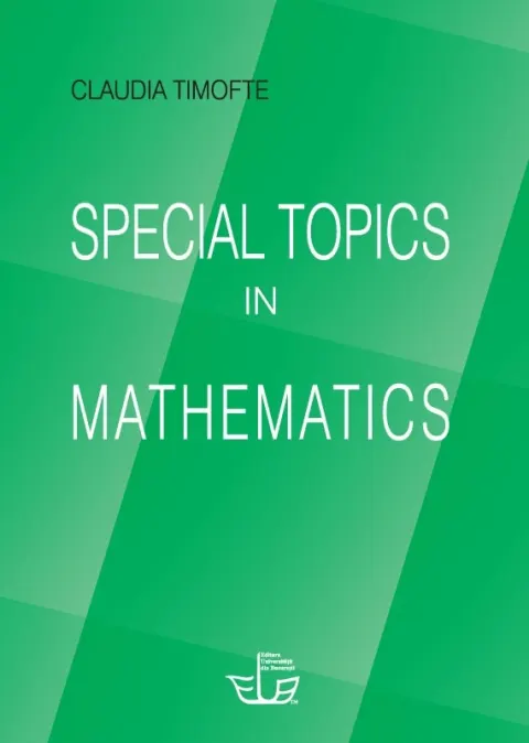Coperta cărții Special topics in mathematics