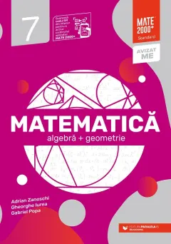 Coperta cărții Matematică. Algebră, geometrie. Clasa a VII-a. Standard