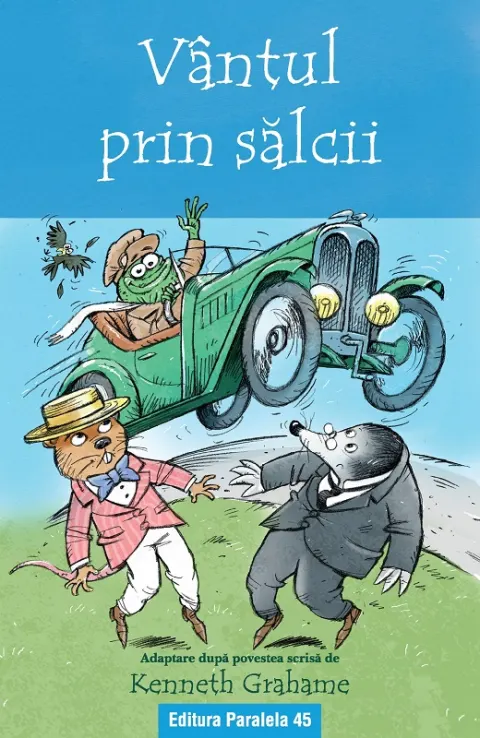 Coperta cărții Vantul prin salcii (repovestire)