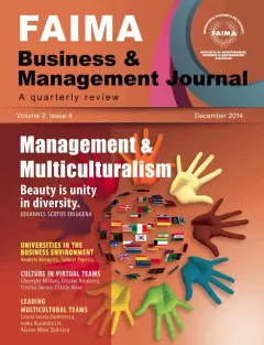 Coperta cărții FAIMA Business & Management Journal – volume 2, issue 4, December 2014