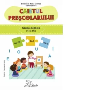 Coperta cărții Caietul prescolarului - grupa mijlocie (4-5 ani)