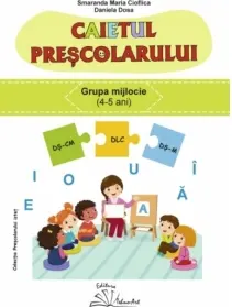 Coperta cărții Caietul prescolarului - grupa mijlocie (4-5 ani)