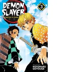 Coperta cărții Demon Slayer: Kimetsu no Yaiba, Vol. 3