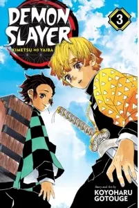 Coperta cărții Demon Slayer: Kimetsu no Yaiba, Vol. 3