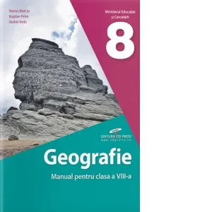 Coperta cărții Geografie. Manual pentru clasa a VIII-a