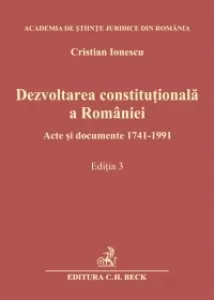 Coperta cărții Dezvoltarea constitutionala a Romaniei
