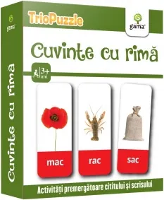 Coperta cărții TrioPuzzle: Cuvinte cu rima. Activitati premergatoare cititului si scrisului