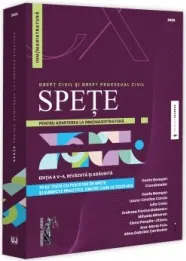 Coperta cărții Spete pentru admiterea la INM/magistratura. Drept civil si drept procesual civil. Editia a V-a, revazuta si adaugita
